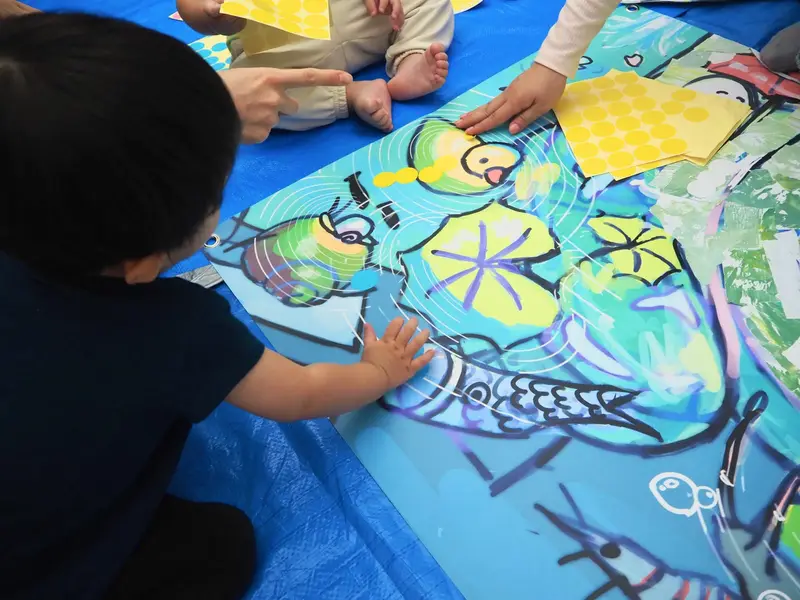 キッズスクウェア丸の内永楽ビルのワークショップの様子（10/9・5枚目）
