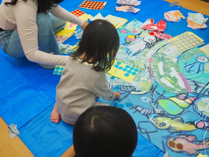 キッズスクウェア丸の内永楽ビルのワークショップの様子（10/9・9枚目）